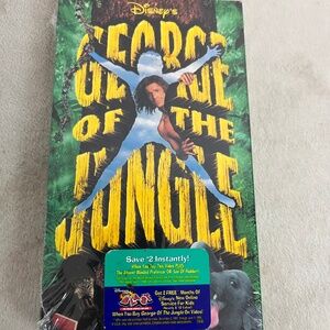 George Of The Jungle (VHS, 1997) Brendan Fraser - NEW SEALED